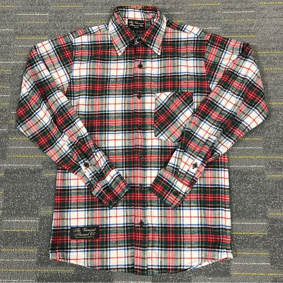 Vermont Flannel Co. Plaid Flannel  Long Sleeve Shirt Mens Size Small Button Down - Picture 2 of 11
